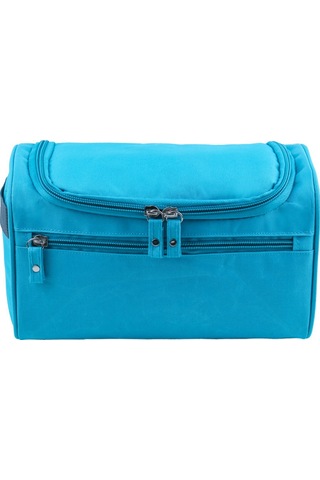 Geekyou Erkek Seyahat Çantası, Spor Ve Gezi İçin Dayanıklı Poliester, Çok Bölmeli, Taşınabilir, Yüksek Kapasiteli Tuvalet Malzemeleri Organizerı Mavi