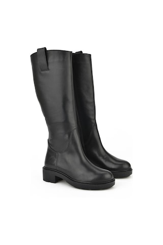 Ziya, Kadın Hakiki Deri Çizme 14319z88071 Siyah 13319z88071 000 Siyah