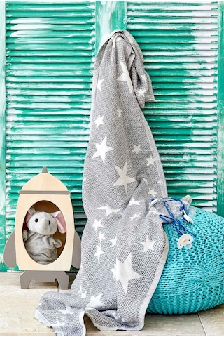 Karaca Home Baby Star Gri Bebek Pikesi