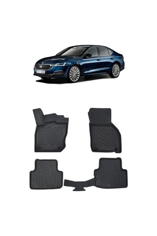 Skoda Octavia 2026 Model İle Uyumlu 5d Ekstra Havuzlu Paspas