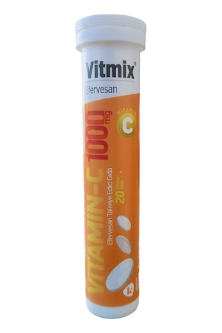 Vitmix Vitamin C 1000 Mg 20 Efervesan Tablet