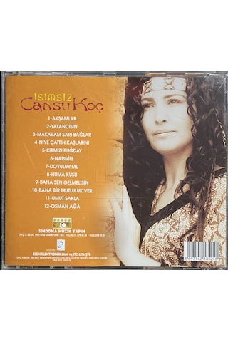 Müzik Cd'sidir Plak Değildir Cd Cansu Koç İsimsiz Cd
