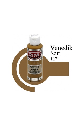 Rich 120 Cc Akrilik Boya - Venedik Sarı 117
