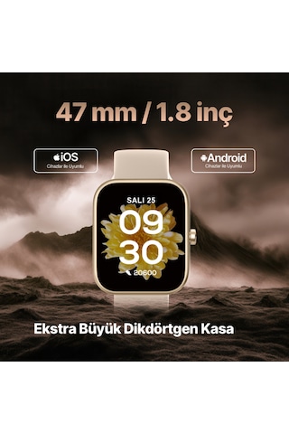 Ttec 2S09WS Tempus 47 MM Dikdörtgen Kasa Akıllı Saat