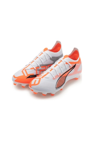 Puma Ultra 5 Match Fg/ag Erkek Krampon Beyaz Kırmızı Beyaz - Kırmızı
