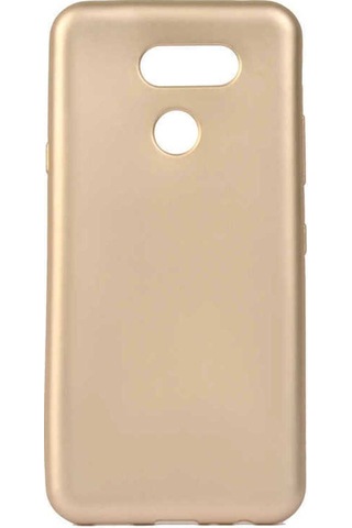 LG Uyumlu K40s Kılıf Zore Premier Silikon Kapak Gold