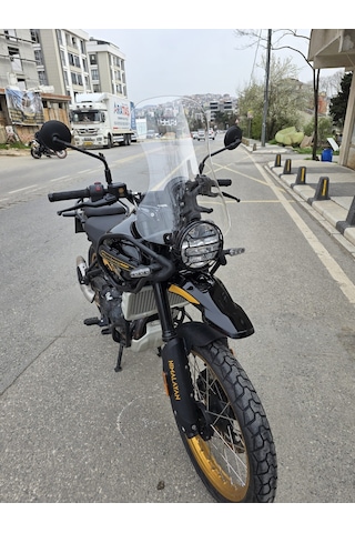 Motocam Royal Enfield Himalayan 450 Ön Cam 2023-2026 Model 49cm Şeffaf Renkli 4mm