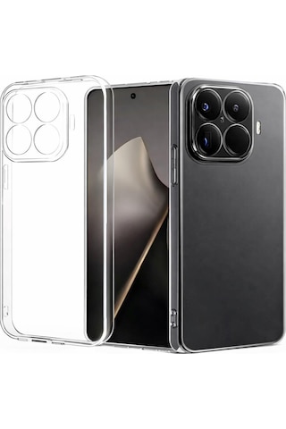 Xiaomi 15t Pro İle Uyumlu Kılıf Şeffaf Kamera Korumalı 3d
