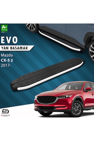 S-dizayn Mazda Cx-5 2 Evo Aluminyum Yan Basamak 183 Cm 2017 Üzeri