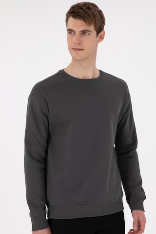 U.S. Polo Assn. Erkek Comfort Fit Bisiklet Yaka Antrasit Sweatshirt 50293438-VR006