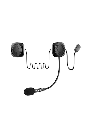 Powermaster Pm-14283 Bluetooth'lu Şarjlı Kask İçi Motosiklet Hoparlör Ve Mikrofon Seti