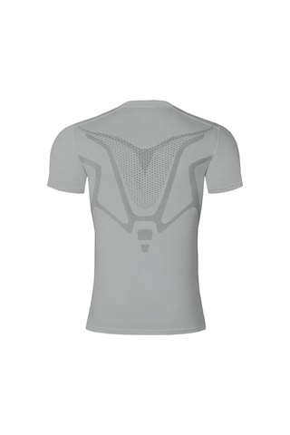 Ghassy Co. Erkek Ultra Esnek Koşu Egzersiz Hızlı Kuruma Nefes Alabilen Kısa Kollu Spor T-shirt 001 Açık Gri