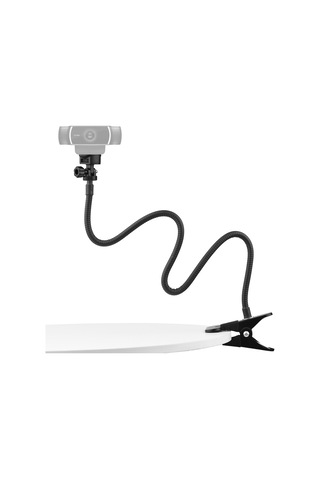 Monyee Masa Üstü Klemeli Esnek Hortum Tutucu, 72cm Uzunluk, 1/4 Vida Bağlantısı, 1kg Yük Kapasitesi, Web Kamerası-telefon-led Işık Uyumlu