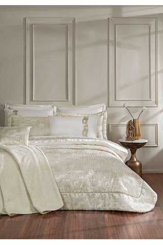 Özdilek Modernes Çeyiz Seti 11 Parça Krem Çok Renkli