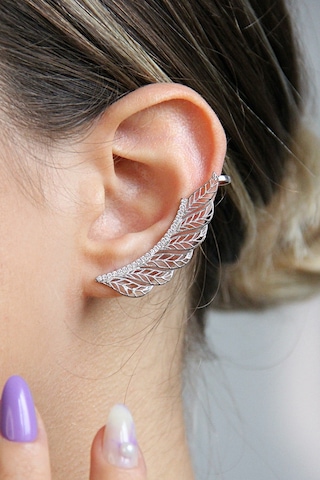 Argentum Concept 925 Ayar Gümüş Melek Kanadı Kıkırdak Küpe - K012701