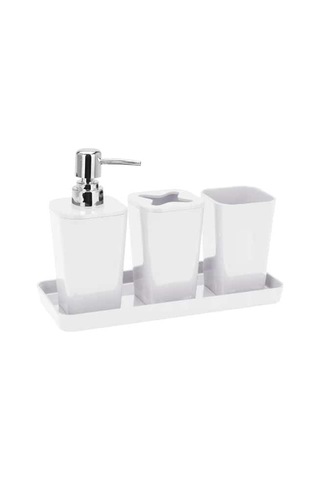 Küvetli Mor Sabun Banyo Seti Genel