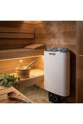 Astral Pool Harvıa Delta Gövdeden Kumandalı Sauna Sobası 3,6 Kw 2-4 M3 11 Kg Taş Kapasitesi -toptancıyızbiz