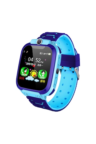 Jeemson 3-15 Yaş Çocuklar İçin Mavi Akıllı Saat (İthalatçı Garantili)