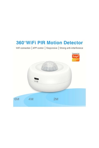 Tuya WiFi PIR hareket sensörü kablosuz kızılötesi dedektör