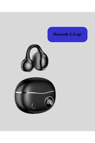 Ergonomik - 150 - Klipsli Kablosuz Kulaklık 30 Saat Pil Ve Dokunmatik - Kmrsfres - Kontrol Özelliği