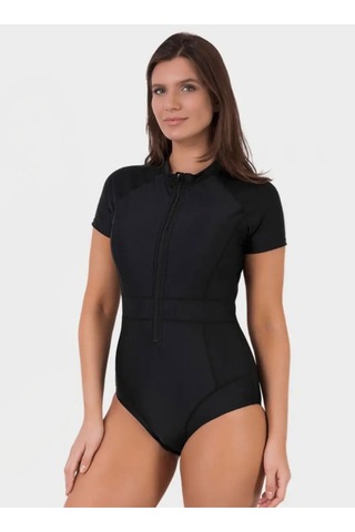 Bayanlar İçin Basit Düz Bikini Mayo Siyah