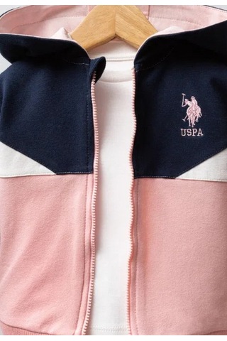U.S. Polo Assn. 3lü Takım Açık Pembe-12701 Pembe