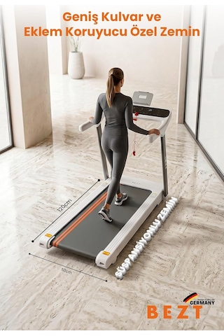 Tr Run Smart Pro 3.5 Hp Otomatik Eğimli Katlanabilir Soğutucu Fanlı Koşu Bandı 160 Kg Kapasite / 120cm X 50 Cm Gen