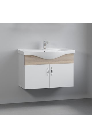 Denko Akyazı 80 Cm Mdf Alize Banyo Dolabı Takımı Çok Renkli