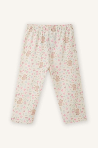Defacto %100 Pamuklu Desenli 2'li Pijama Takımı Kız Bebek G8652A526SP