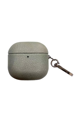 Piili Apple AirPods Uyumlu 4.nesil Leather Kılıf Apple AirPods Uyumlu Kılıfı Gri 38362282