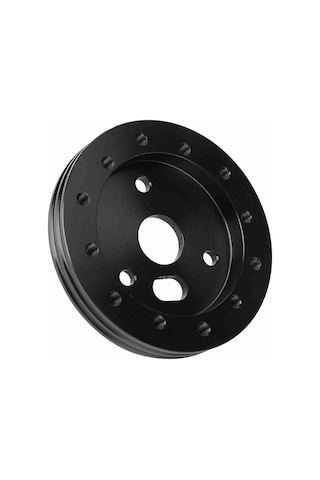 Moveevo 0.5 İnç Alüminyum Direksiyon Spacerı - 6 Delikten 3 Delik Adaptörü, Siyah Cnc İşlenmiş, Evrensel Uyumlu