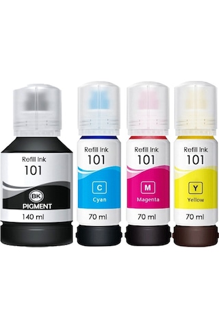 Epson 101 Uyumlu Ecotank Set L6290 L6270 L6260 L4260L14150 L4150 Epson 101 Uyumlu Ecotank Set L6290 L6270 L6260 L4260L14150 L4150