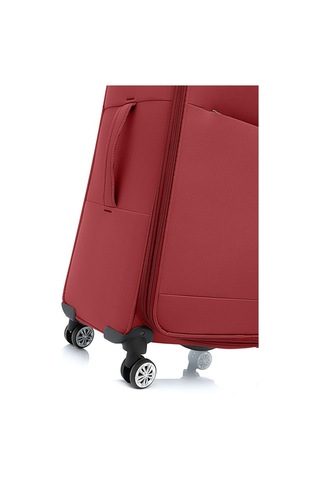 Louisiana Polo Kabin Boy Lüx Kumaş Valiz Bordo 2082 Bordo