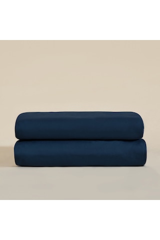 Chakra Classıc Bambu Tek Kişilik Düz Çarşaf 180x260 Cm Marın Mavı Marin Mavi