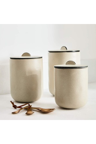 Crate & Barrel Didi Mu Orta Boy Kutu, Eric Adjepong, Batı Afrika Mirası Ve Modern Tasarım Saklama Kapları Çok Renkli