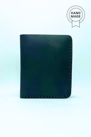 El Yapımı Hakiki Deri Premium Cüzdan Siyah