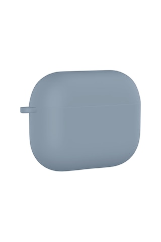Apple AirPods Uyumlu Pro 3 Zore Standart Silikon Kılıf Lavendery Gray