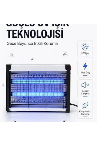 Elektrikli Uv Böcek Ve Sivrisinek Öldürücü Restoran, Kafe Ve Ev Kullanımına Uygun