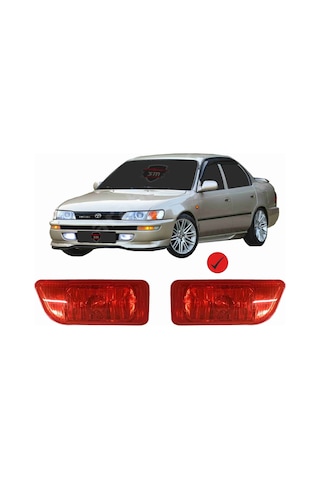 Sm Motors Toyota Corolla Efsane Kasa Sis Farı Kırmızı Tyc00490454886
