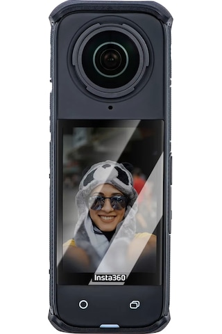 Insta360 X4 Aksiyon Kamera Uyumlu 4 Adet Şeffaf Ekran Koruyucu Nano Jelatin