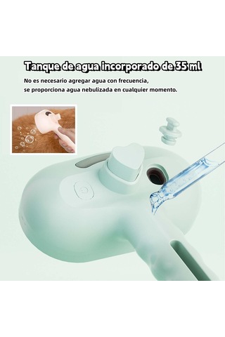 Hombey Mascota Tüy Kaldırıcı Sprey Çekiç - Kedi Köpek Tüy Alıcı, Elektrostatik Azaltıcı, Usb Şarjlı, Beyaz