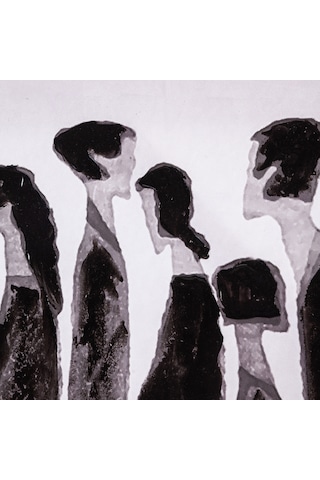 Mudo Home Homo Sapıens Çerçeveli Yağlı Boya Tablo 90x120cm