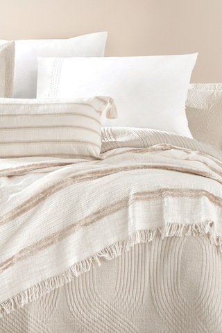 Yataş Bedding Nola Çift Kişilik Infinity Çeyiz Seti - Bej