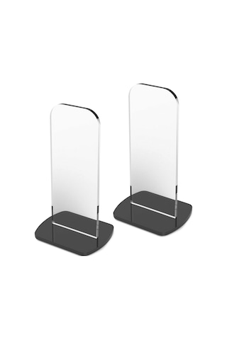 Moveevo Siyah Akrilik Boks Eldiveni Gösterge Rafı - 2 Adet - 5mm Kaliteli Malzeme - Mekan Dekoru Ve Boşluk Tasarrufu - Gym, Oturma Odası, Ofis Uygun Siyah