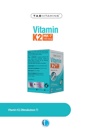 Tabvitamins Vitamin K2 60 Yumuşak Kapsül