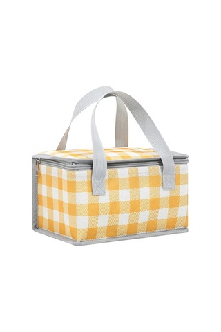 Jialan Piknik Çantası Büyük Açık Soğutucu Kutu Taşınabilir Sarı