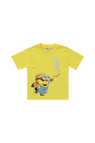 Minions 2-9 Yaş Şortlu Takım - Sarı