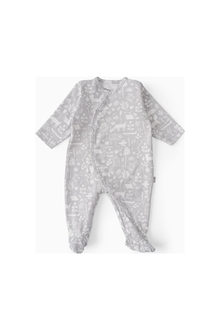 Boumini Bebek Patikli Tulum Doğada Macera-açık Gri Açık Gri