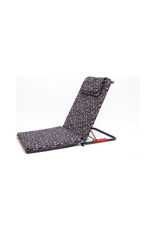 Herrmen Portatif Yastıklı ve Minderli Şezlong Arabalar