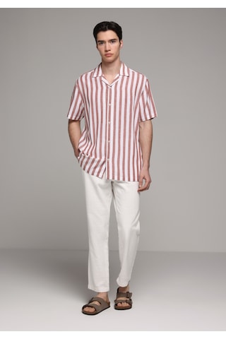 Colin's Colins Regular Fit Orta Bel Düz Paça Erkek Beyaz Pantolon Cl1078470 Q1.v2 Wht